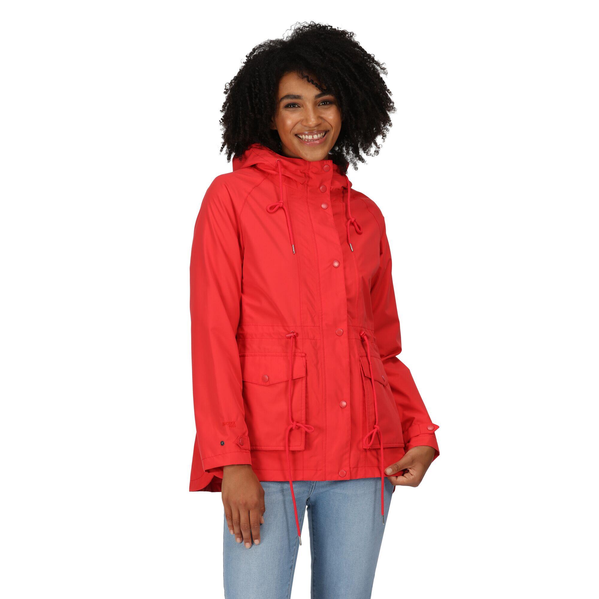 Womens/Ladies Birdie Waterproof Jacket (Miami Red) 4/5