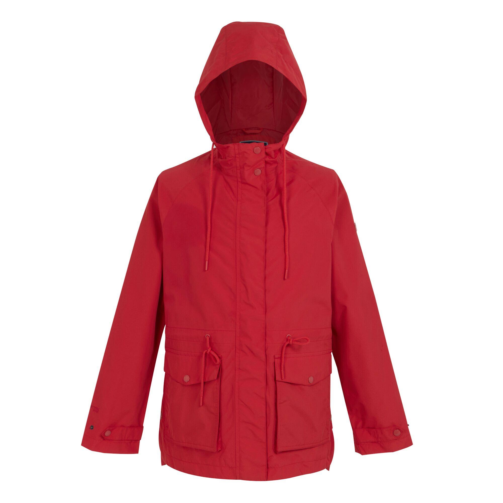 REGATTA Womens/Ladies Birdie Waterproof Jacket (Miami Red)