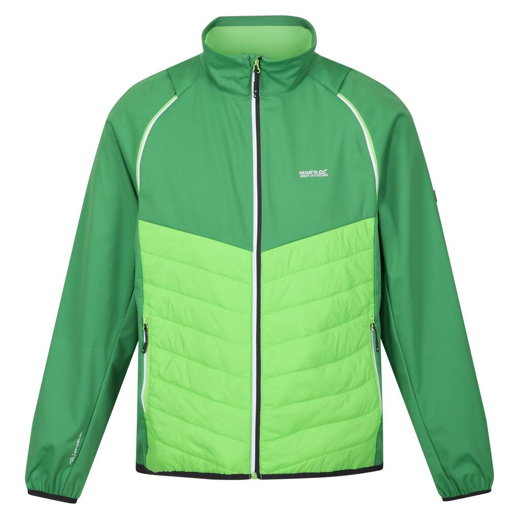 Mens Steren Hybrid Soft Shell Jacket (Field Green/Jasmine Green)