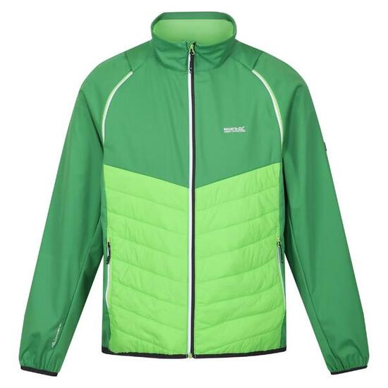 Veste Softshell STEREN HYBRID Homme (Vert Des Champs / Vert Jasmin)