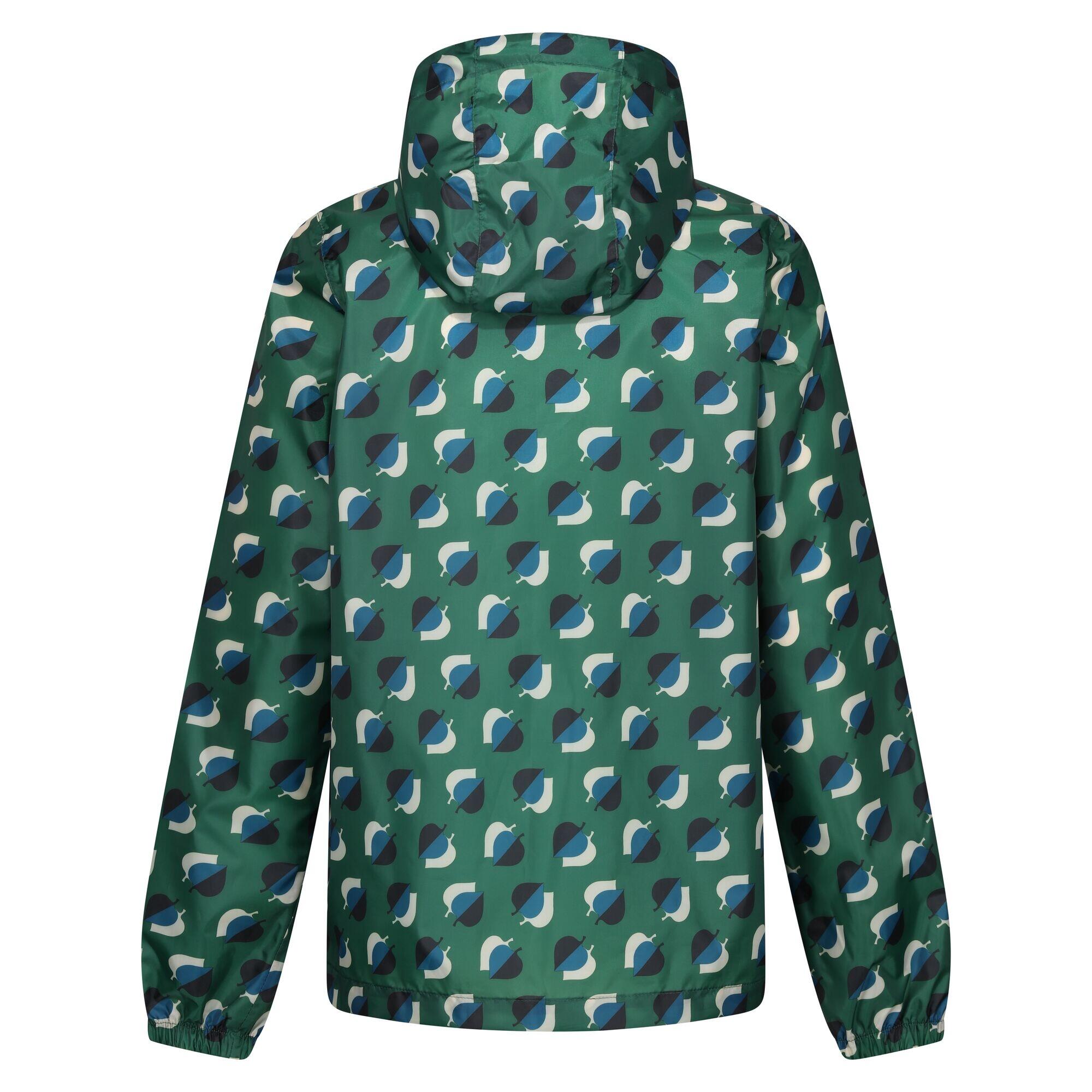 Womens/Ladies Orla Kiely PackIt Leaf Print Waterproof Jacket (Shadow Elm 2/5