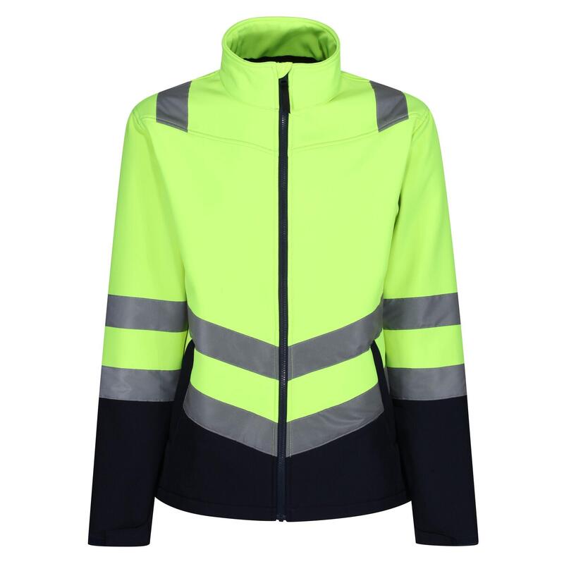 Veste softshell PRO Homme (Jaune / Bleu marine)