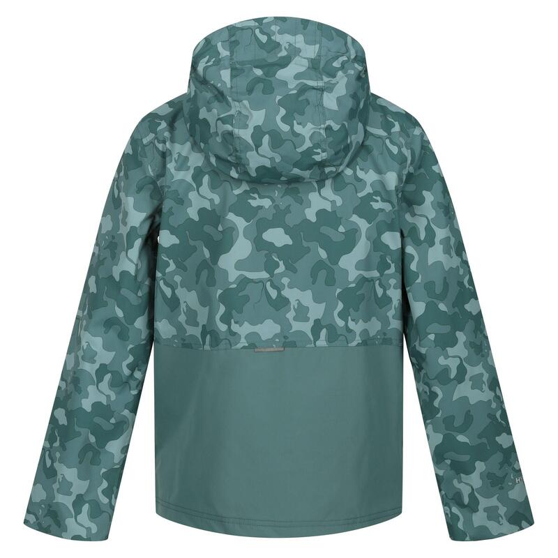 Gyerekek/gyerekek Hywell Camouflage vízálló kabát