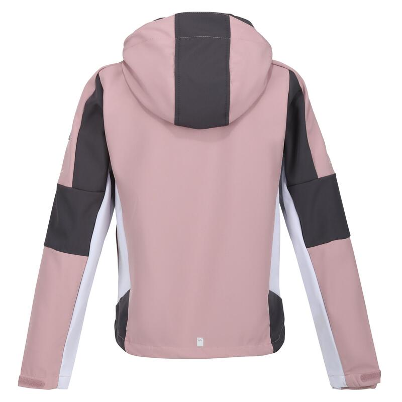 Veste softshell ACIDITY Enfant (Mauve clair / Gris phoque)