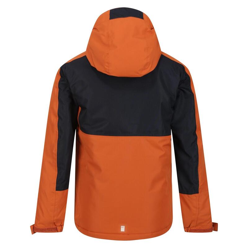 "Beamz III" Jacke, wasserfest für Kinder Gebranntes Kupfer/Schwarz