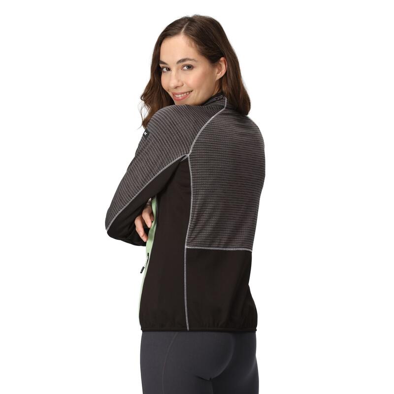 Chaqueta Yare VIII de Ligero para Mujer Gris Seal, Verde Tranquilo