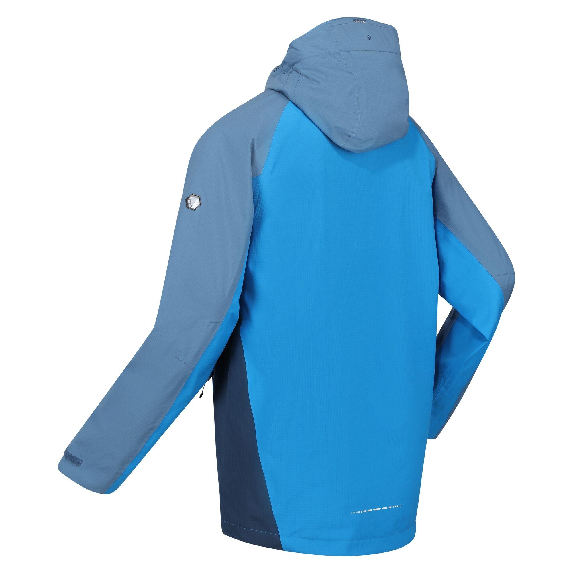 "Raddick" Jacke, wasserfest für Herren Indigo/Sternenblau 4/5