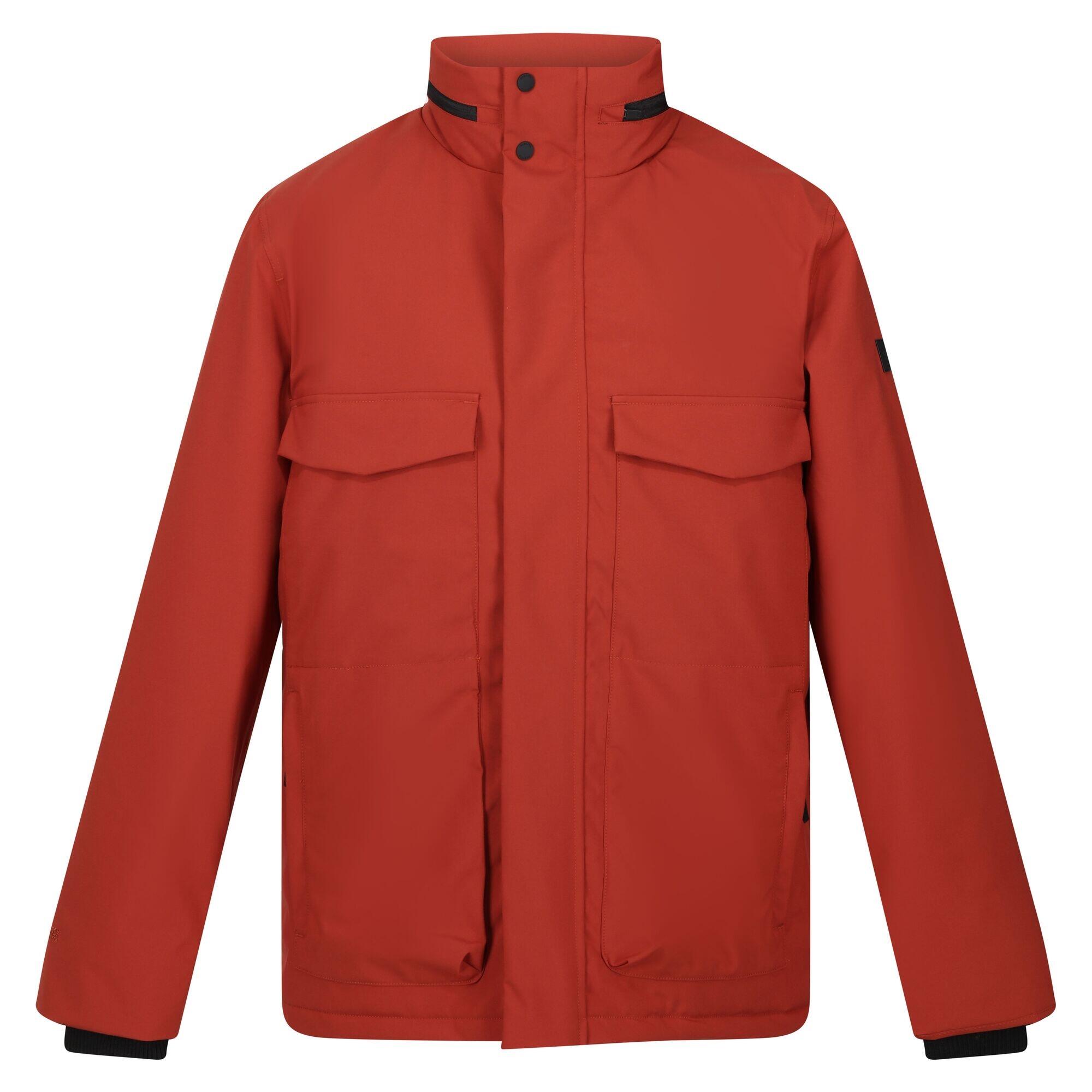 ESTEVE Men's Waterproof Jacket (Burnt Red)