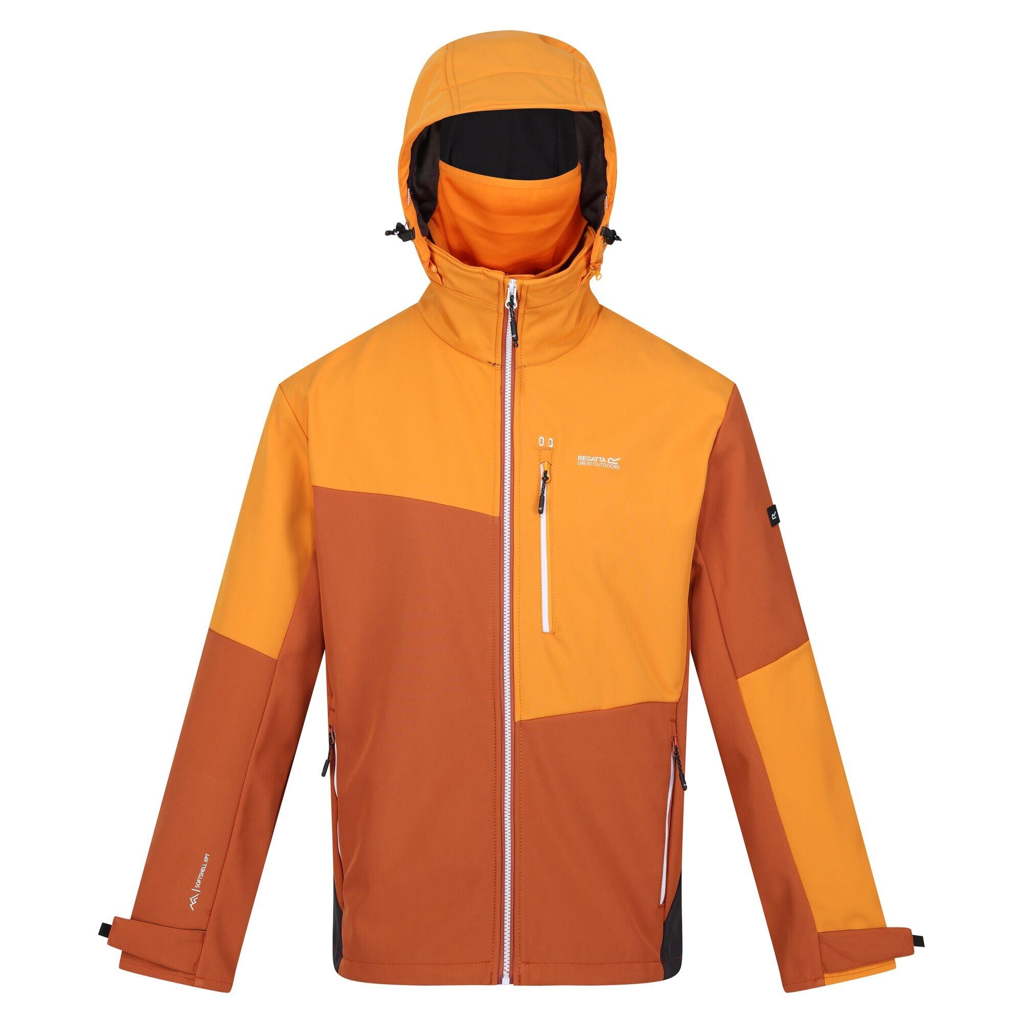 Mens Hewitts IX Soft Shell Jacket (Burnt Copper/Orange Pepper) 1/5