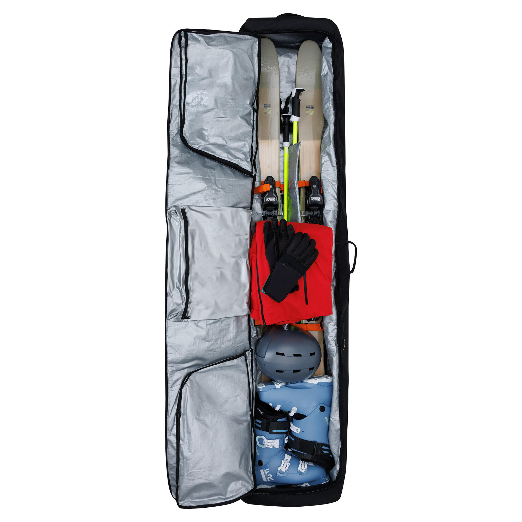 Bolsa de esquí The Sixty-Eight - Doble para esquí y snowboard 190 cm negra 6/7