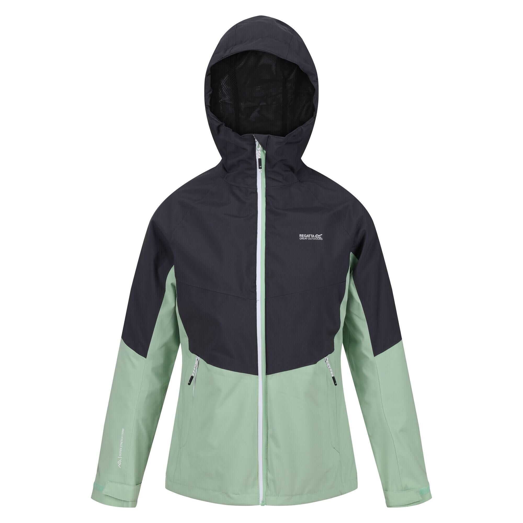 REGATTA Womens/Ladies Wentwood VIII 2 in 1 Jacket (Quiet Green/Seal Grey)