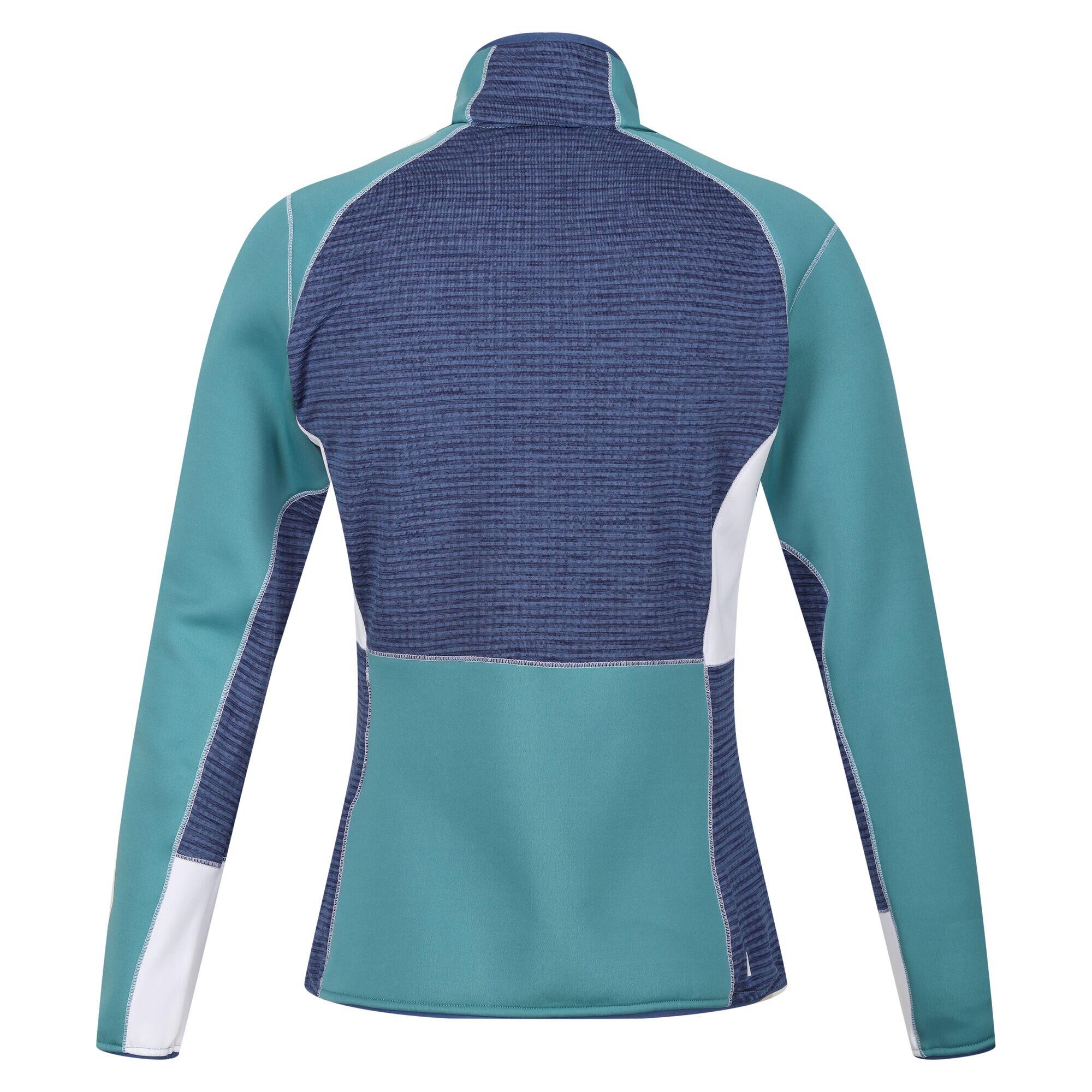 Womens/Ladies Yare VII Marl Full Zip Soft Shell Jacket (Bristol Blue/Dusty 2/5