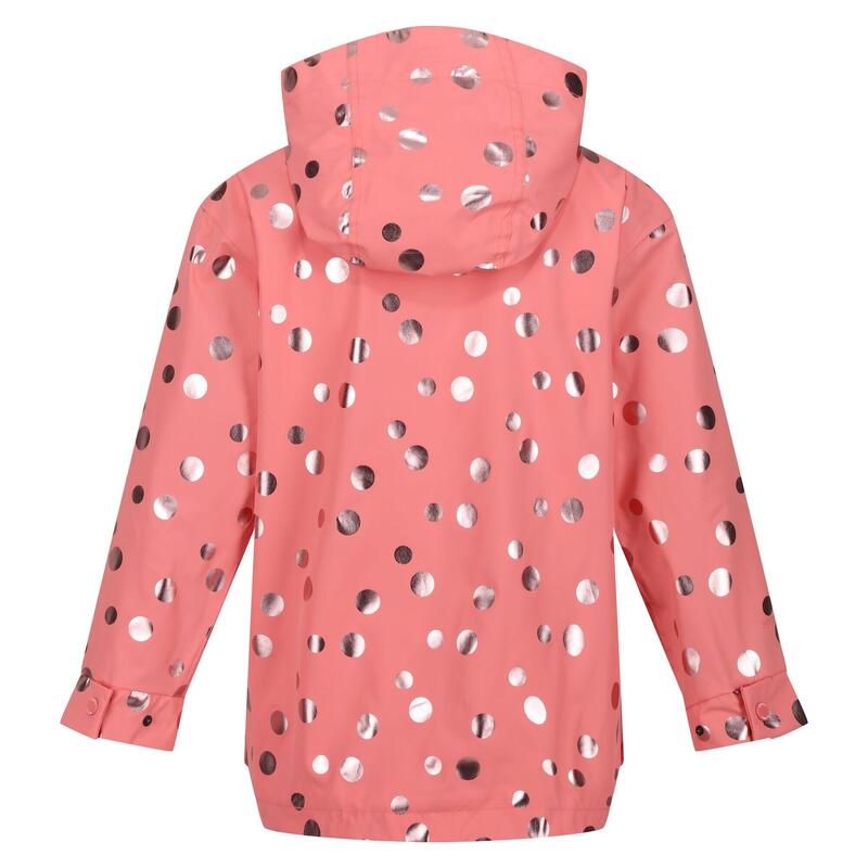 Waterdichte Baybella Polka Dot Jas voor kinderen/Kinderen (Schelp Roze)