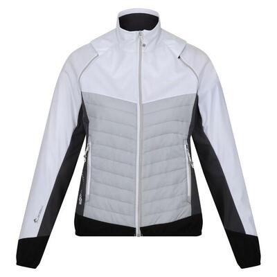 Dames steren hybride jas (wit/cyberspace)