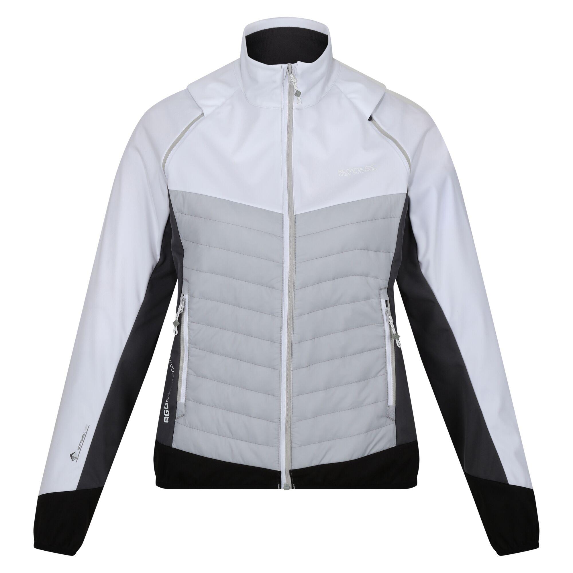 STEREN Women's hybrid jacket (White / Pale grey)