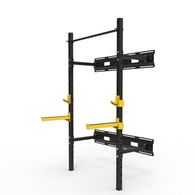 Foldable squat rack