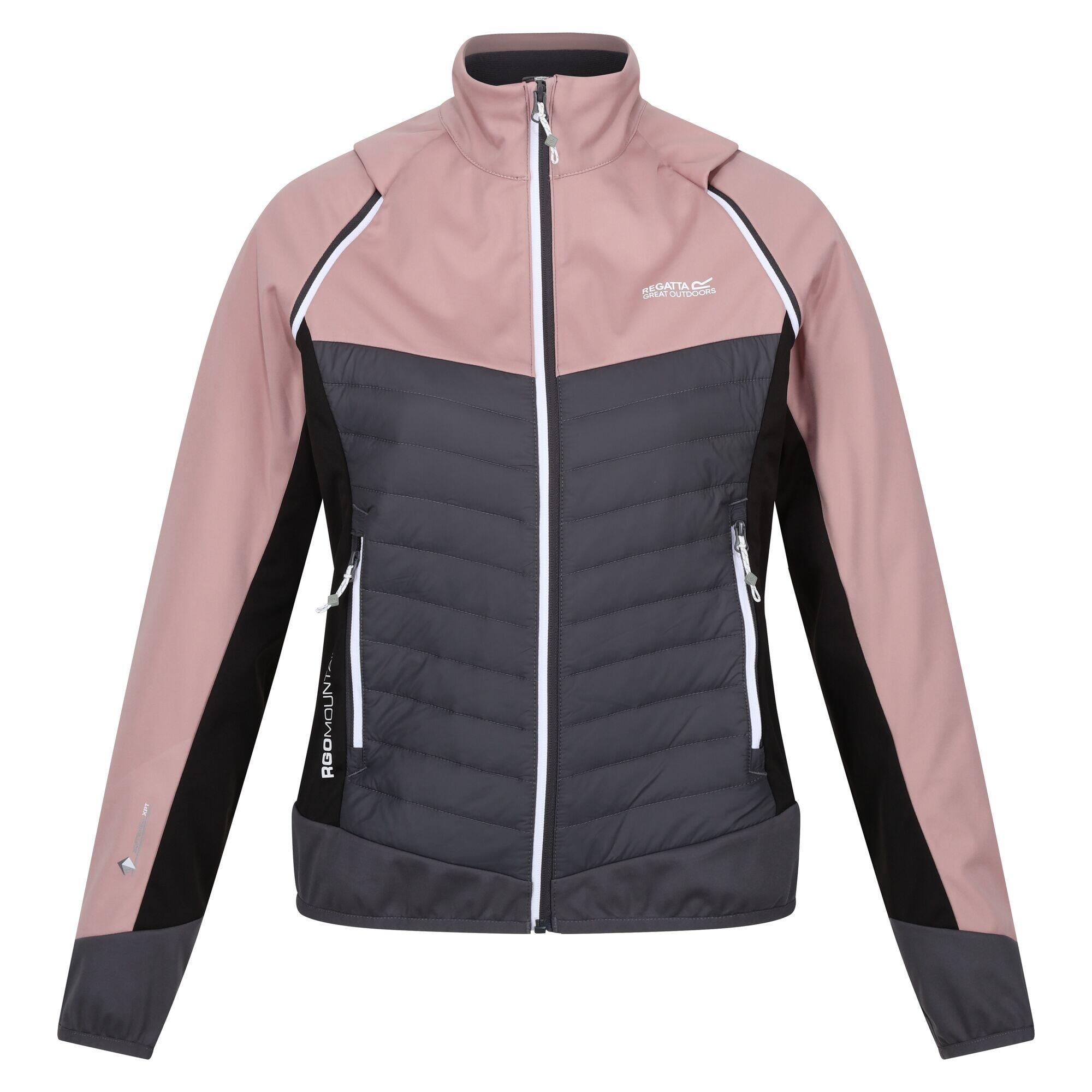 REGATTA Womens/Ladies Steren Hybrid Jacket (Dusky Rose/Seal Grey)