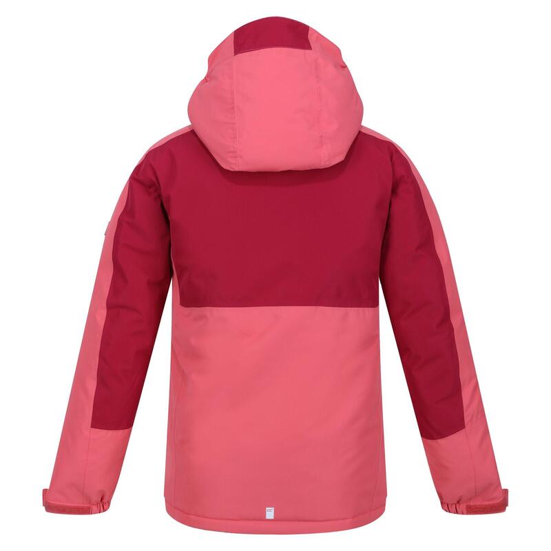 Chaqueta Impermeable Beamz III para Niños/Niñas Rojo Mineral, Rojo Rumba