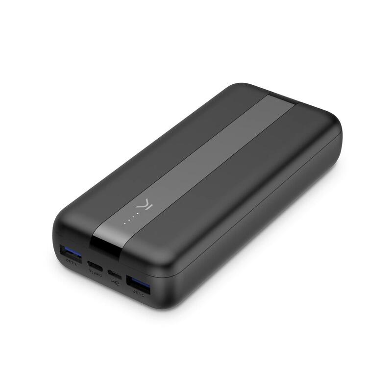 Batería externa  Ksix, 20.000mAh Power Delivery Tipo C y Tipo A