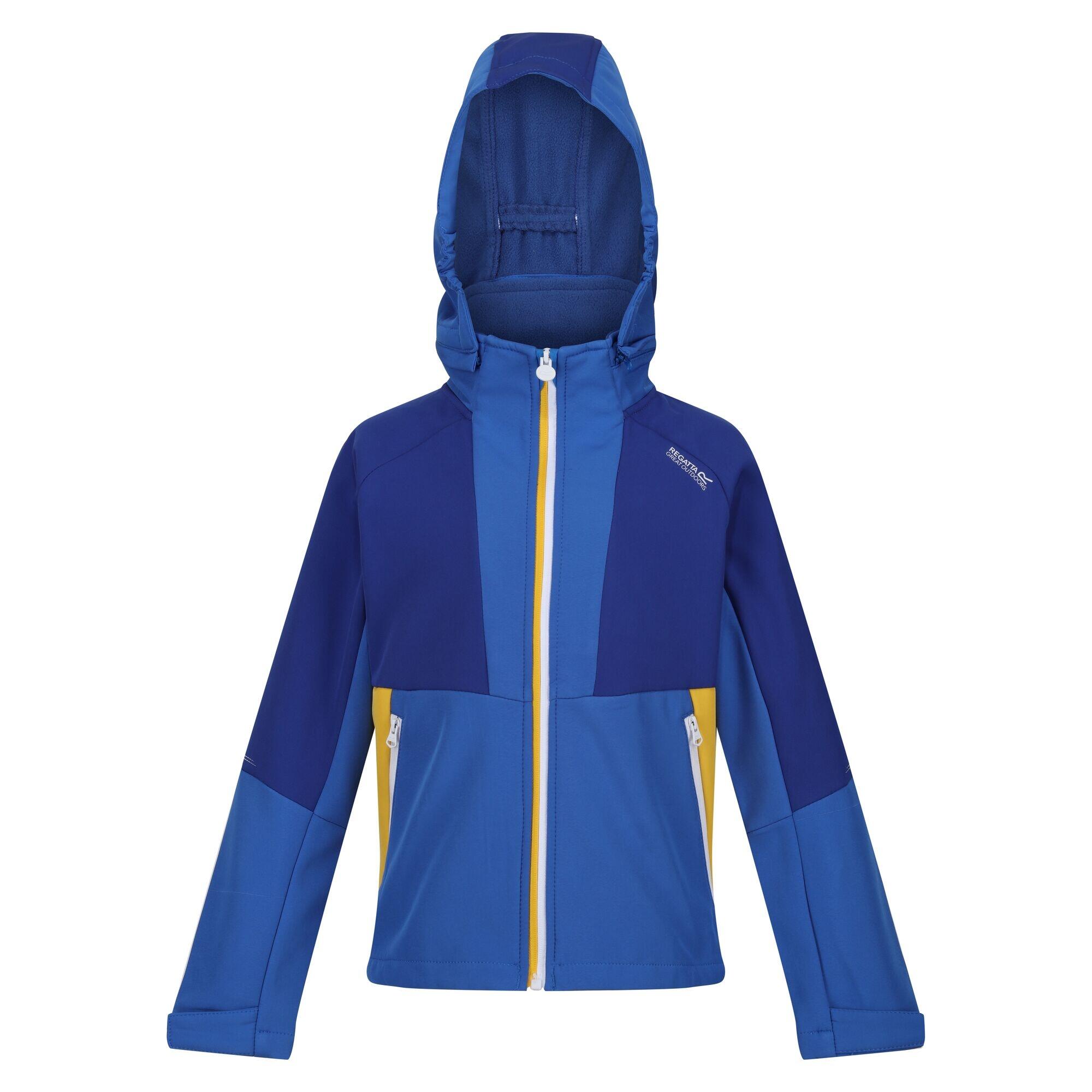 REGATTA Childrens/Kids Haydenbury Soft Shell Jacket (Strong Blue/New Royal)