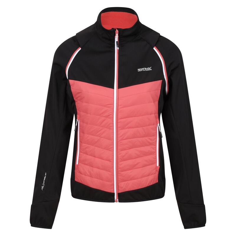 Veste hybride STEREN Femme (Noir / Corail clair)