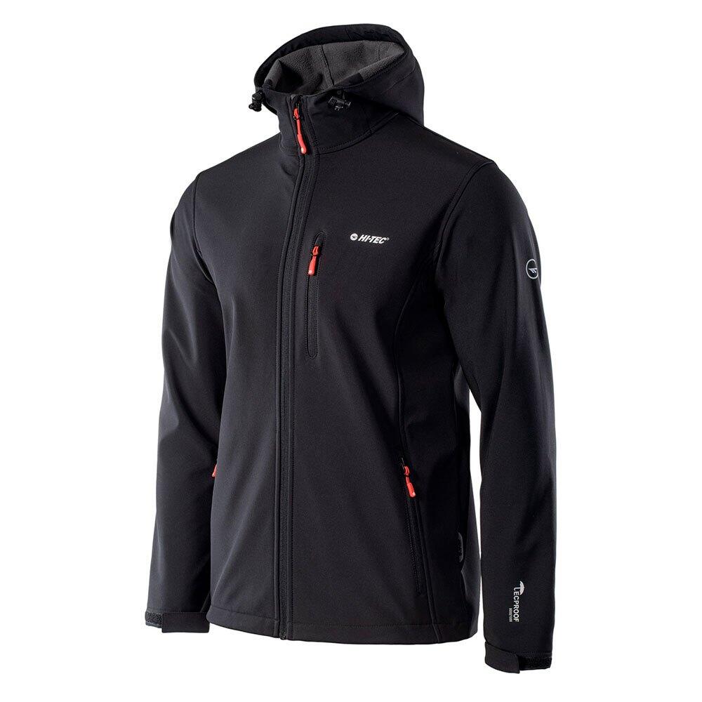 Veste Softshell CAEN Homme (Noir / Orange) 3/3