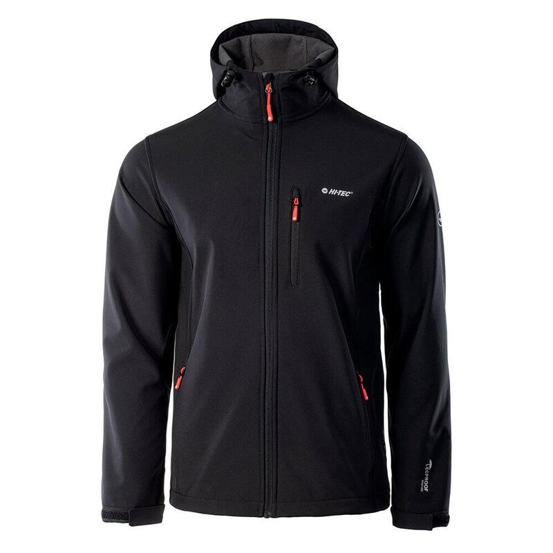 Veste softshell CAEN Homme (Noir / Orange)