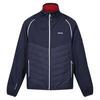 Veste softshell STEREN HYBRID Homme (Bleu marine / Rouge danger)