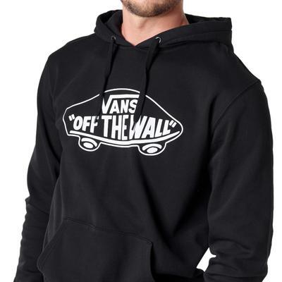 Sweatshirt com capuz Vans preta em algodão 3/4