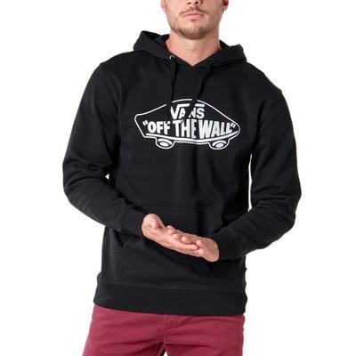 Zwarte vans katoenen hoodie trui