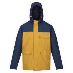 Veste imperméable BAYMOOR Homme (Denim foncé / Jaune d'or)