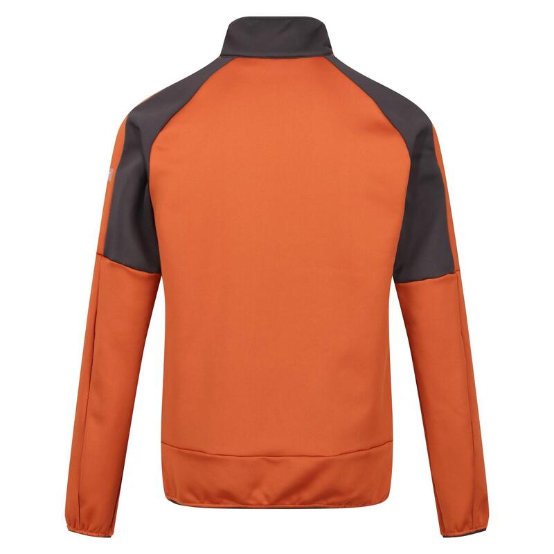 Casaco Soft Shell Fecho de Correr Yare VII Homem Cobre queimado/Pimenta laranja