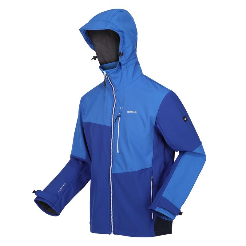 Chaqueta Softshell Hewitts IX para Hombre Real New, Azul Fuerte