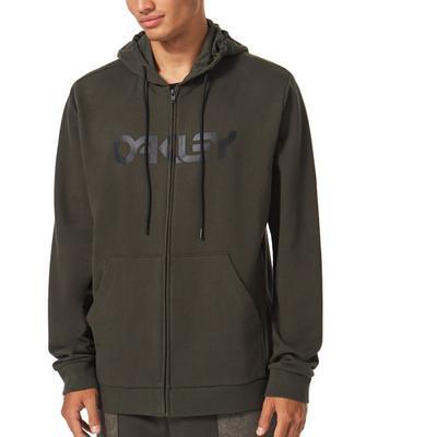 OAKLEY Oakley TEDDY FULL ZIP HODDIE - NEW DARK BRUSH/BLACK