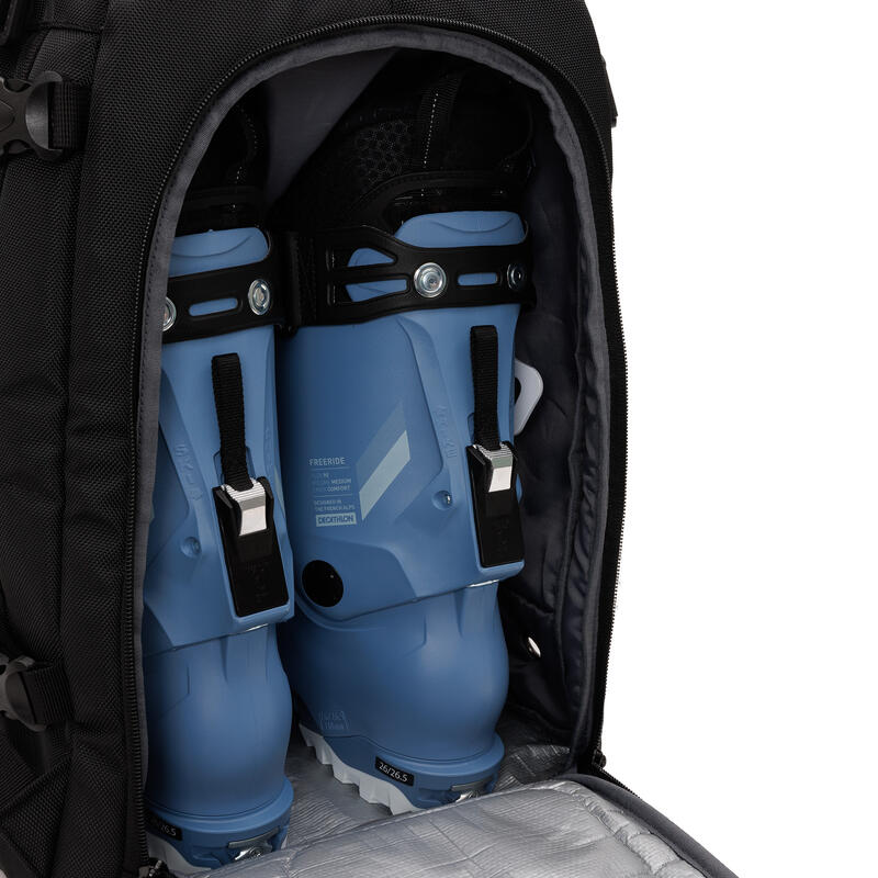 Sac Combo Ski Brubaker SuperSpotlight - Housse à Skis + Sac à Chaussures, Motif Flamant Rose, Taille 170 Cm