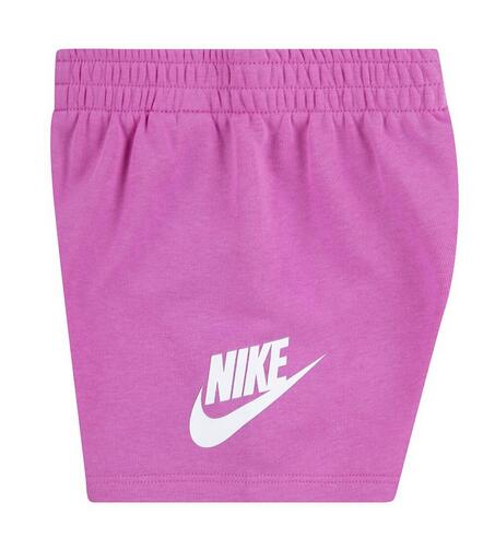 Completino bambina nike club tee - rosa 4/4