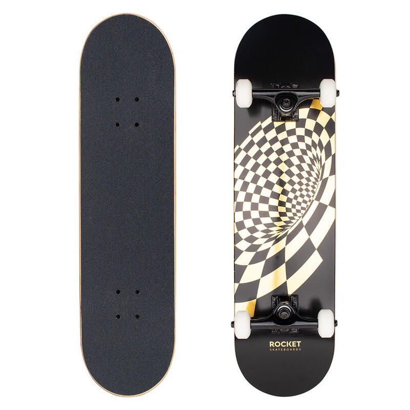 SKATE ROCKET VORTEX FOIL GOLD 8.00 IN