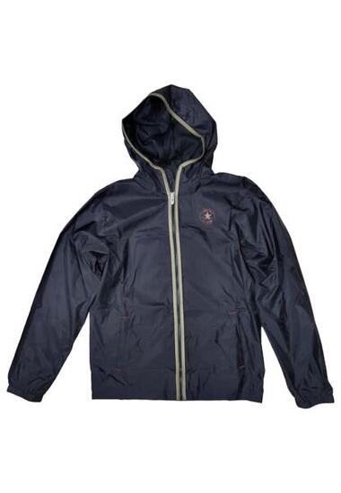 Giacca ragazzo antivento converse core windbreaker - nero