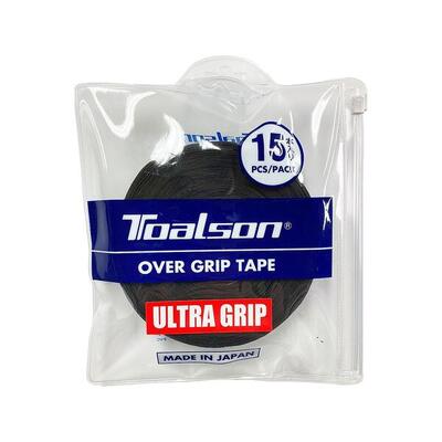 Toalson ultra grip 15 tennis padel - zwart