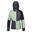 Dames Trutton II Baffled Hooded Jacket (Stil Groen/Grijs)