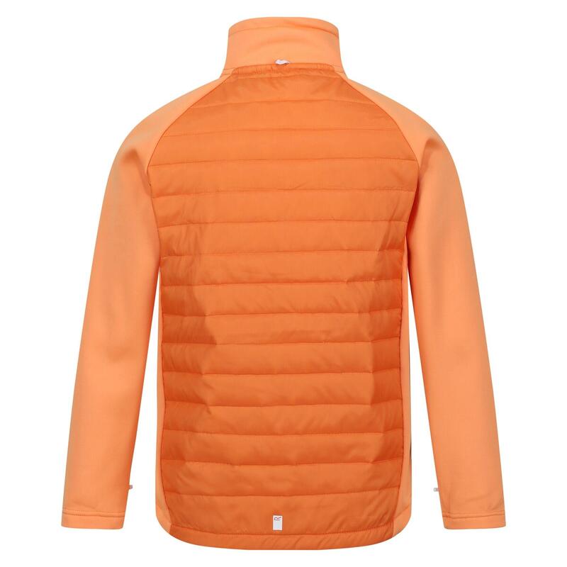 Veste imperméable HYDRATE Enfant (Orange clair / Gris phoque)