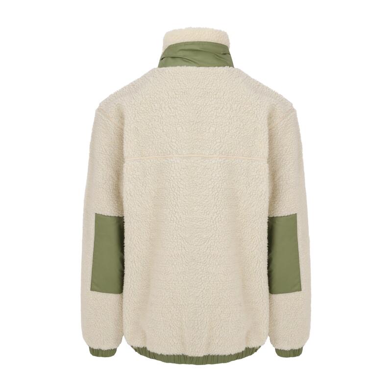 Sherpa Fleece Jacket Cream / Khaki