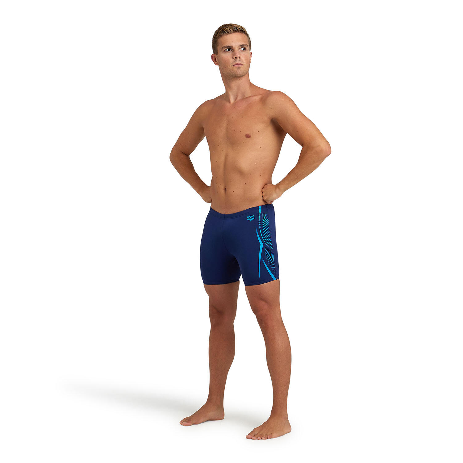 Arena Feather Swim Mid Jammer - Blu navy - taglia 38 3/6