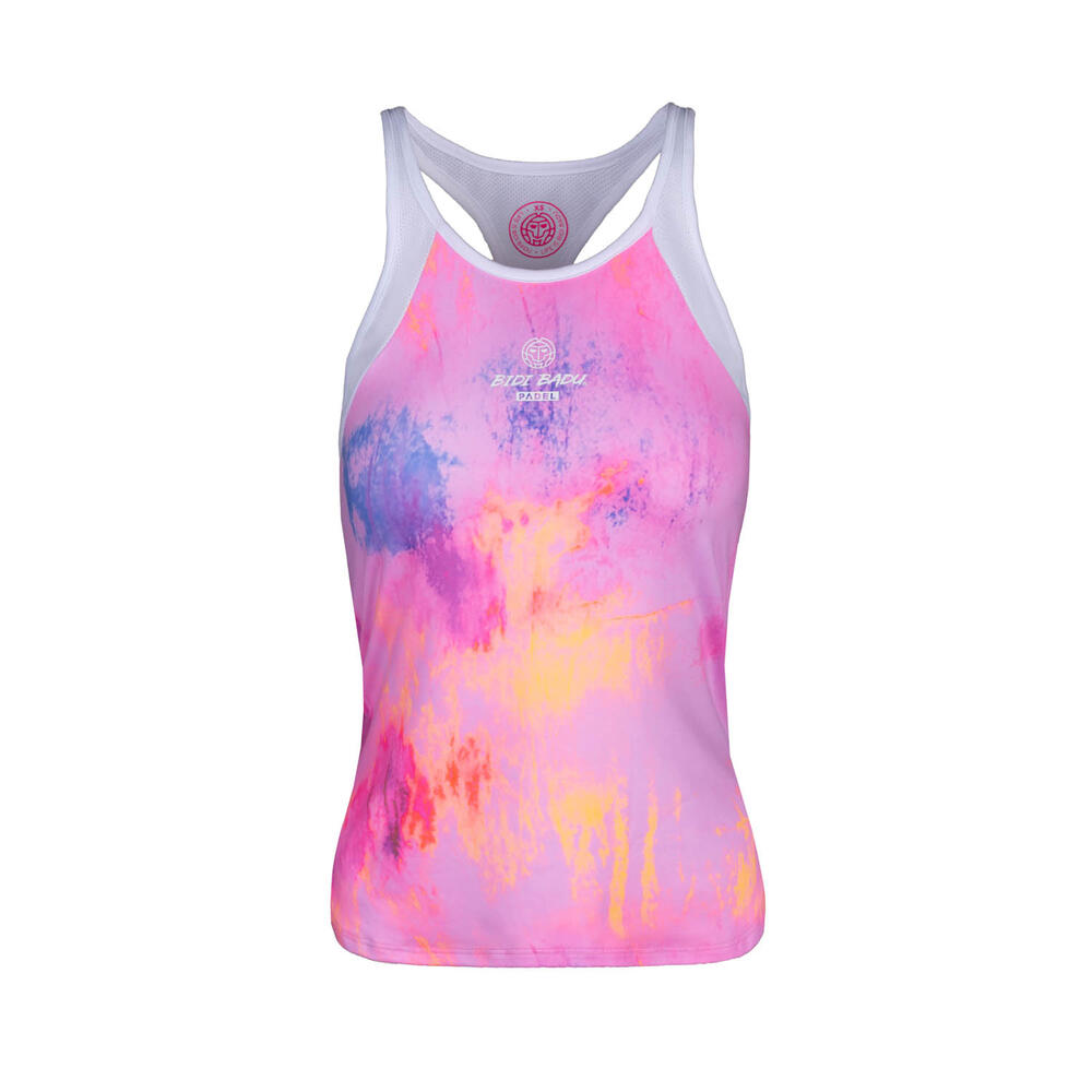 Camiseta Bidi Badu Padel Aluna Rosa Blanco 7/7