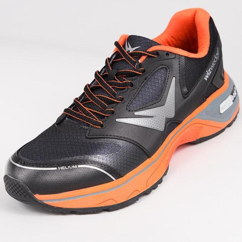 Chaussures de running homme Wizwedge Helium BZ Noir Orange