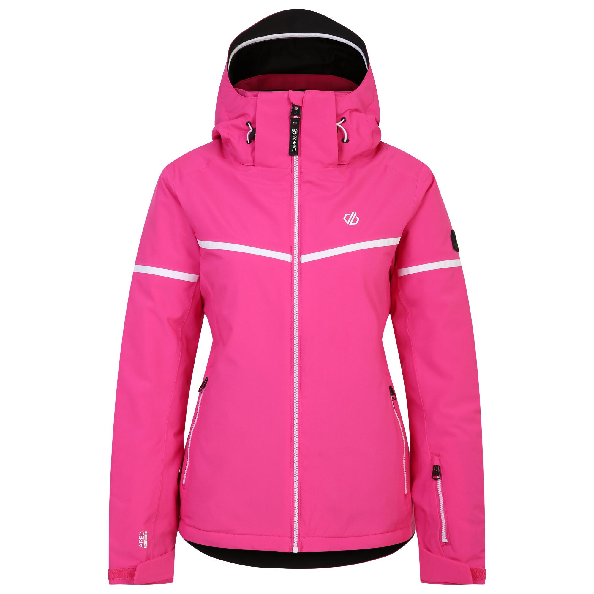 Womens/Ladies Carving Ski Jacket (Pure Pink) 1/5