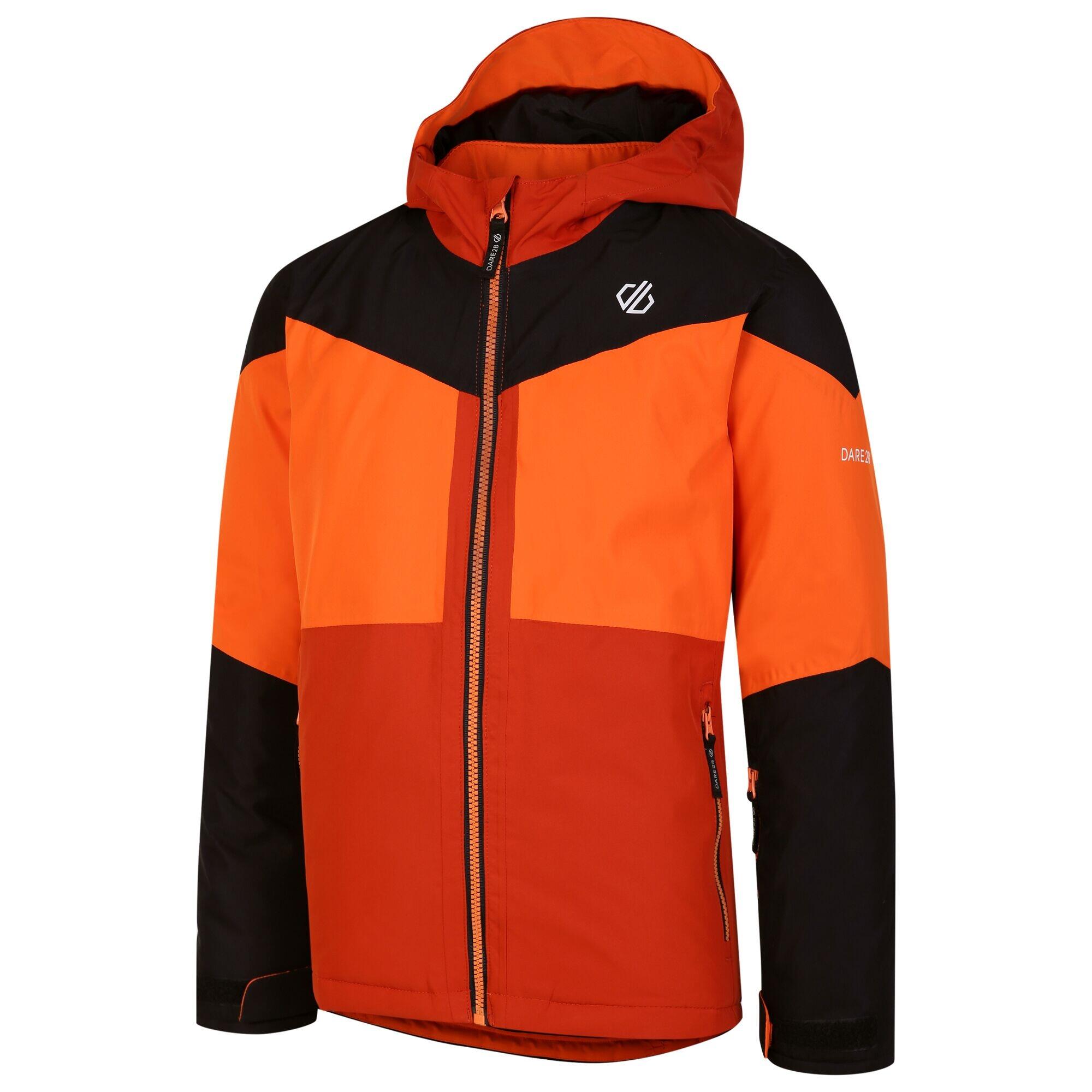 Childrens/Kids Slush Ski Jacket (Black/Puffins Orange) 4/5