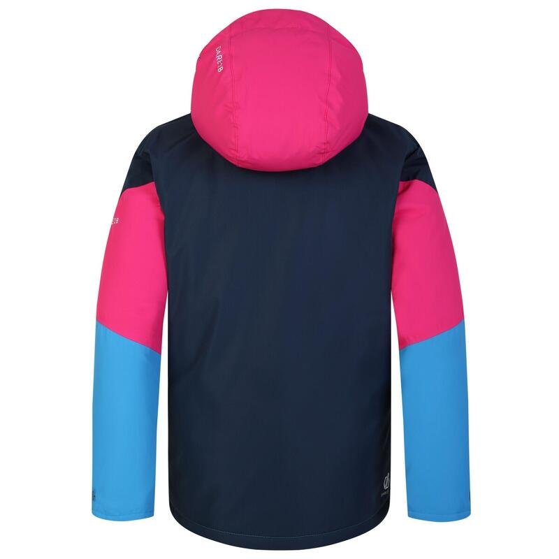 Blouson de ski SLUSH Enfant (Bleu de suéde / Rose bonbon)