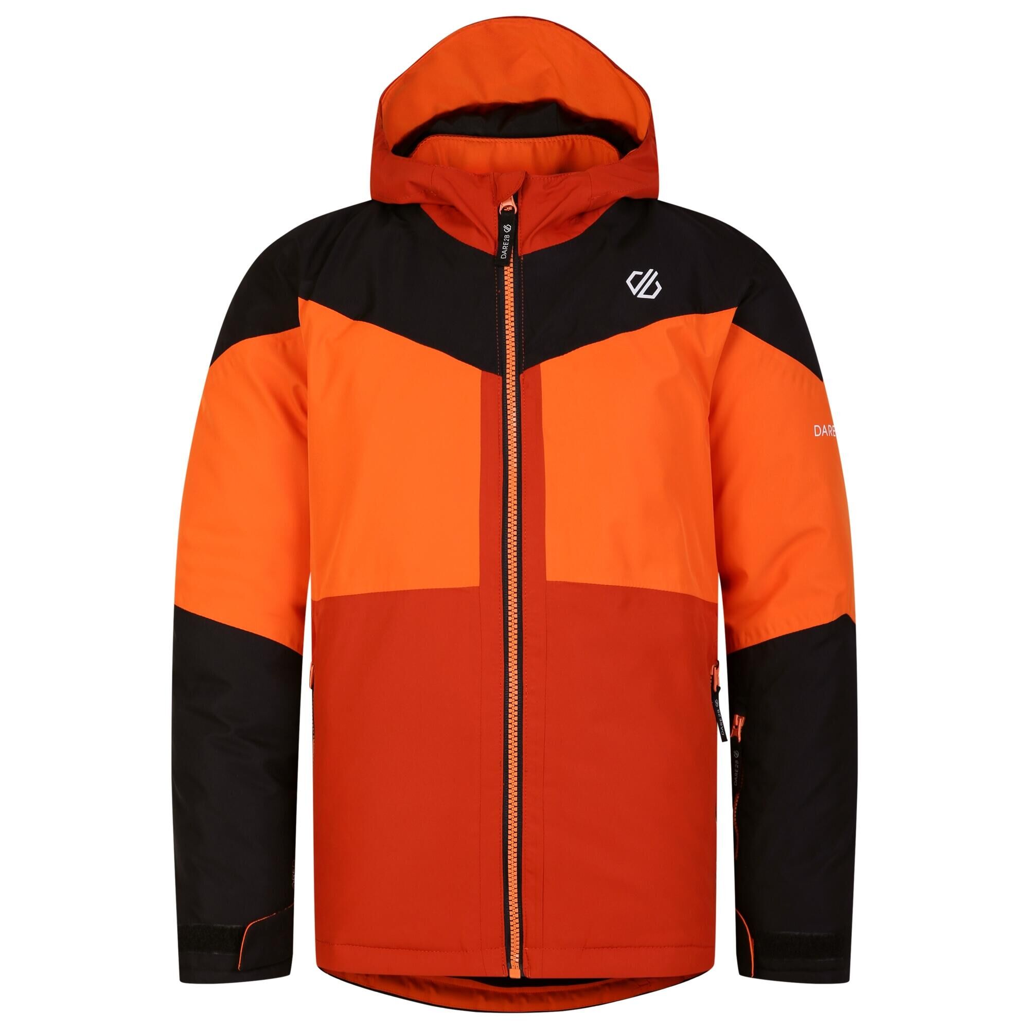 DARE 2B Childrens/Kids Slush Ski Jacket (Black/Puffins Orange)