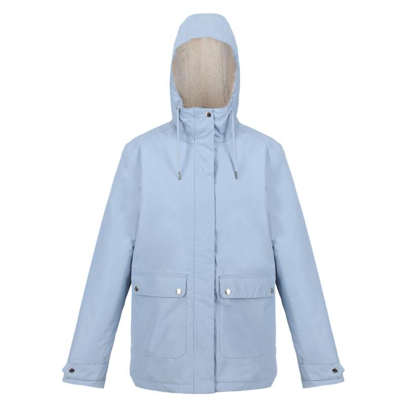 "Broadia" Jacke, wasserfest für Damen Weiches Denimblau/Helles Vanillegelb